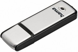 hama Clé USB 2.0 "Fancy", 64 GB, noir/argent
