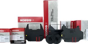 Kores Ruban encreur pour Canon AP100, carbone, noir