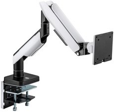 LogiLink Bras support pour écran gaming, noir/blanc