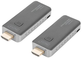 DIGITUS Kit d'extension sans fil HDMI, 50 m, noir