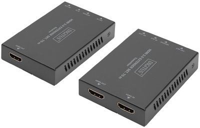 DIGITUS Kit d'extension HDMI, 4K/60Hz, 70 m, noir
