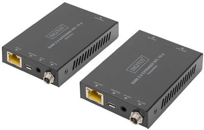 DIGITUS Kit d'extension HDMI, 4K/60Hz, 70 m, noir