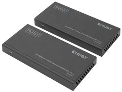 DIGITUS Kit d'extension KVM HDMI 4K HDBaseT, 70 m, noir