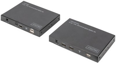 DIGITUS Kit d'extension KVM HDMI 4K, 70 m