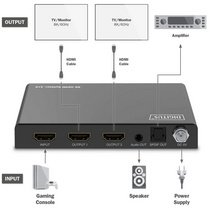 DIGITUS 8K HDMI Splitter, 1x2, schwarz