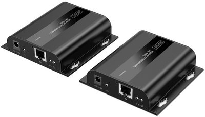 DIGITUS Kit d'extension IP HDMI 4K, Full HD, 120/200 km