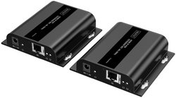 DIGITUS Kit d'extension IP HDMI 4K PoE, 120/200 m