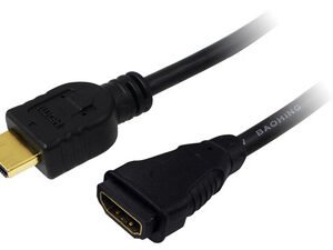 LogiLink Rallonge HDMI 1.4 High Speed, noir , 2 m