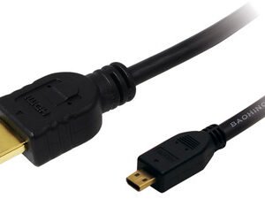 LogiLink Câble HDMI, A mâle - micro D mâle, 1,5 m