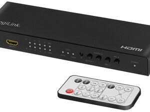 LogiLink Commutateur HDMI Matrix 4K/60Hz, Downscaler
