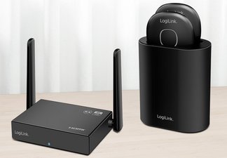 LogiLink Kit visioconférence HDMI Wireless, 4K/60Hz, 50 m