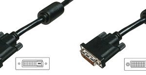 DIGITUS Rallonge DVI, 5,0 m, noir