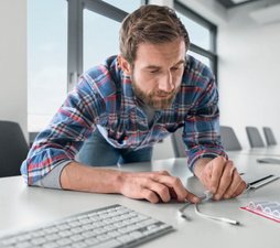 tesa Powerstrips Fixation adhésive pour câble, blanc
