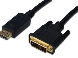 DIGITUS Câble adaptateur DisplayPort, DP - DVI-D 24+1, 2,0 m