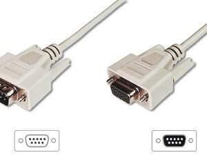 DIGITUS Câble 9 broches Sub-D, mâle - femelle, 10,0 m