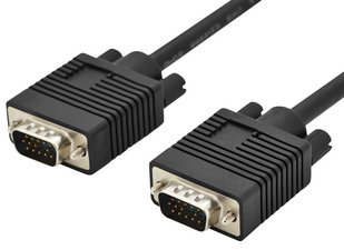 DIGITUS Câble de raccordement pour moniteur VGA, noir, 5,0 m