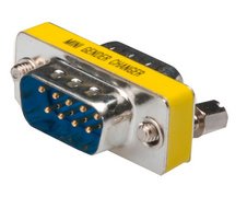 DIGITUS Mini changeur de genre, 9 broches Sub-D, femelle