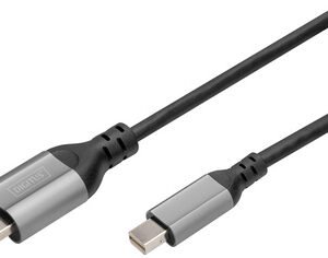 DIGITUS Câble adaptateur DisplayPort 8K 1.4, mini DP-DP, 2 m