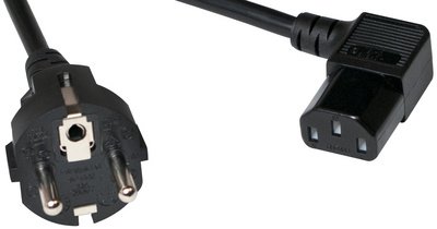 LogiLink Câble de courant contact de securité, 2,0 m