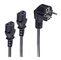 shiverpeaks BASIC-S Câble d'alimentation Y, noir, 1,8 m