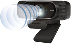 LogiLink Webcam USB Full HD avec micro double, noir