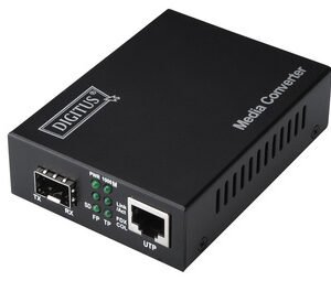 DIGITUS convertisseur Gigabit Ethernet, RJ45/SFP