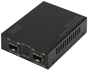 DIGITUS Convertisseur de média Gigabit multimode/monomode