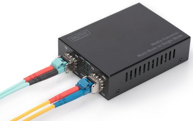 DIGITUS Convertisseur de média Gigabit multimode/monomode
