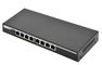 DIGITUS Switch de bureau Gigabit Ethernet PoE, 8 ports