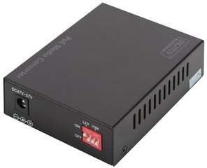 DIGITUS Convertisseur de médias Gigabit PoE, RJ45 / SFP, PSE