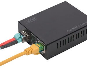 DIGITUS Convertisseur de médias Gigabit PoE, RJ45 / SFP, PSE
