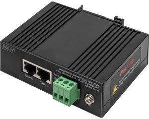 DIGITUS Injecteur industriel PoE Gigabit Ethernet