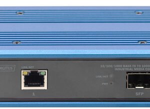 DIGITUS Convertisseur média industriel Gigabit Ethernet