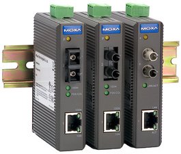 MOXA Convertisseur média Industrial Ethernet, sans alarme