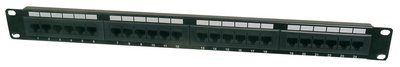 DIGITUS Panneau de brassage 19" Cat.5e, 16 x ports RJ45, 1 U