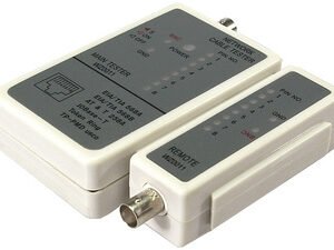 LogiLink Testeur de câbles RJ45 et BNC avec une unité