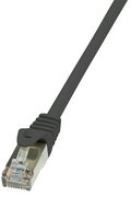LogiLink Câble patch, cat. 6, F/UTP, 0,25 m, blanc