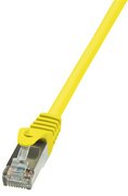 LogiLink Câble Patch, Cat. 5e, F/UTP, 7,5 m, bleu, gaine en