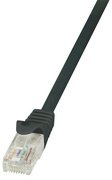 LogiLink Câble patch, Cat. 5e, U/UTP, 0,5 m, jaune, gaine en