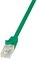 LogiLink Câble patch, Cat. 5e, U/UTP, 5,0 m, vert, gaine en