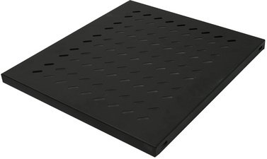 LogiLink Etagère 19", 1 U, montage fixe, (P)700 mm, noir