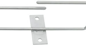 LogiLink Anneaux guide câbles, 100 x 100 mm, argent, zingué