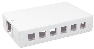 LogiLink Boîtier en saillie pour module keystone, 12 ports