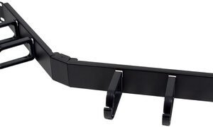 LogiLink Panneau guide-câbles 19", 1 U, courbé, noir