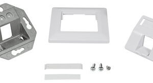 LogiLink Boîtier d'encastrement pour module Keystone, blanc