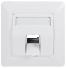 LogiLink Boîtier d'encastrement pour module Keystone, blanc