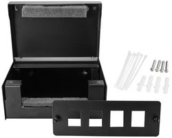 LogiLink Boîtier à point de consolidation, 4 ports, noir