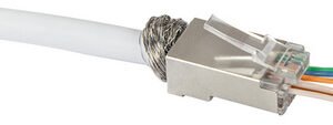 LogiLink Set de connecteurs RJ45, cat.6, blindés