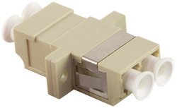 LogiLink Coupleur fibre optique, 2x LC-Duplex, beige