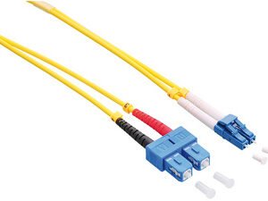 LogiLink Câble patch fibre optique, LC-Duplex-SC-Duplex, 1 m